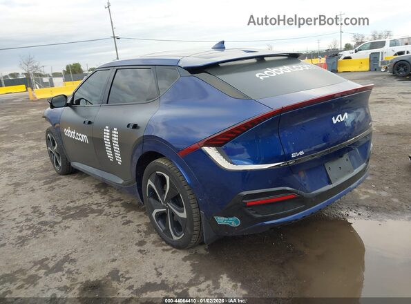 KNDC4DLC4N5031941 2022 KIA EV6 Синий Задняя левая четверть