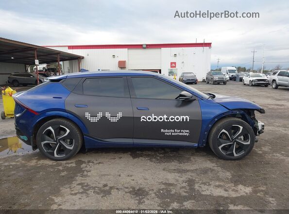 KNDC4DLC4N5031941 2022 KIA EV6 Синий Панорамный вид салона 360°