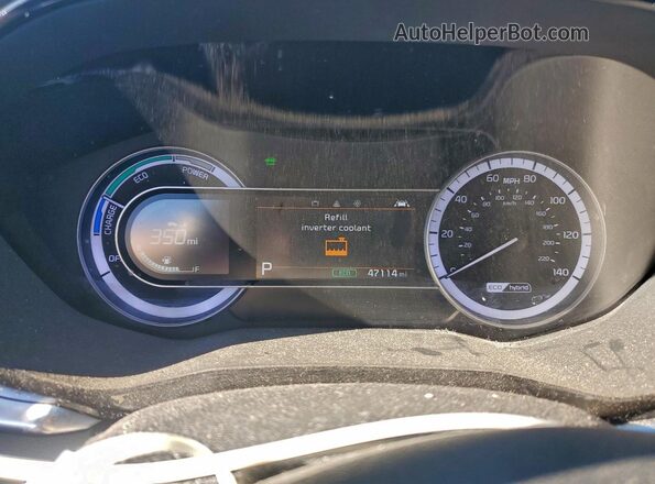 KNDCB3LC1M5469928 2021 KIA NIRO Blue Widok zestawu wskaźników