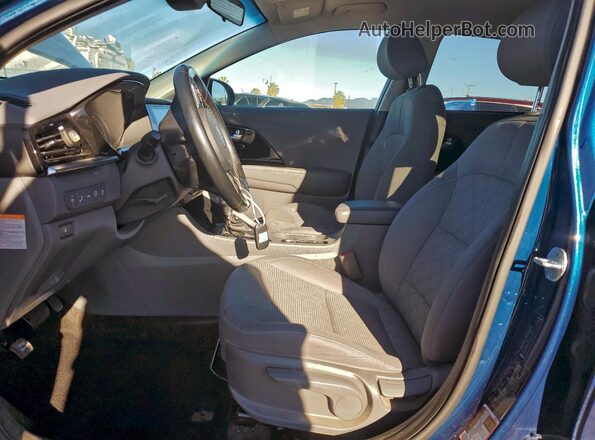 KNDCB3LC1M5469928 2021 KIA NIRO Blue Widok wnętrza z przodu