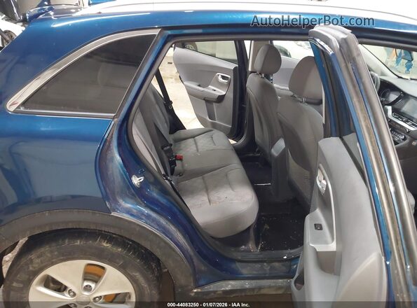 KNDCB3LC2N5512223 2022 KIA NIRO Blue VIN sticker view