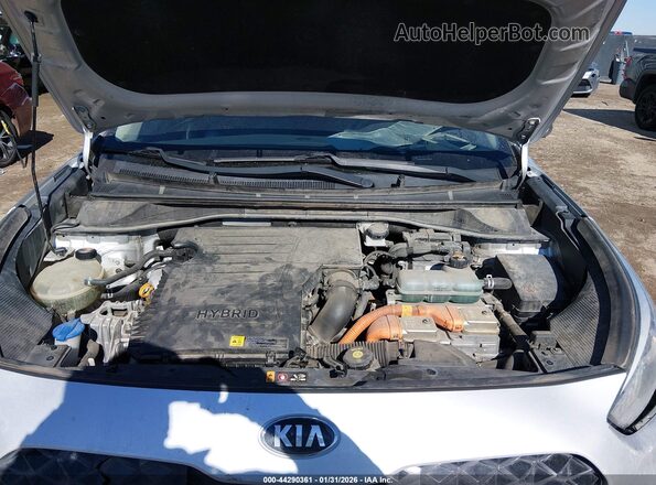 KNDCB3LC4L5400455 2020 KIA NIRO Silver Հետևի տեսք