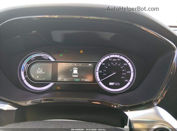 KNDCB3LC4L5400455 2020 KIA NIRO Silver Հետևի նստատեղերի տեսք
