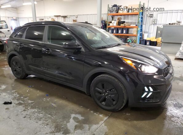 KNDCB3LC4N5542811 2022 KIA NIRO Black Delantero derecho
