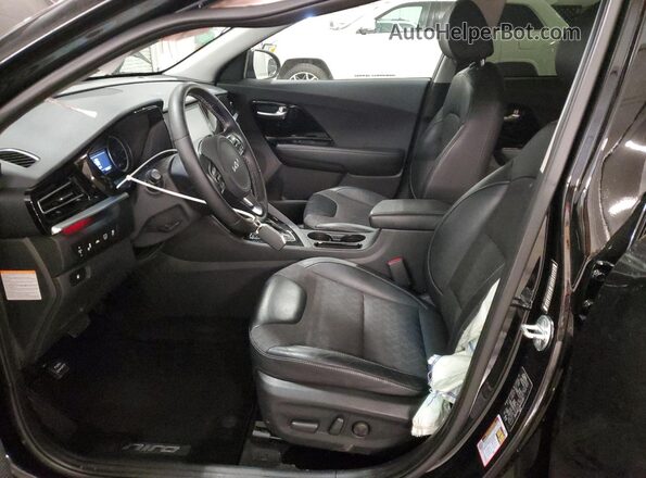KNDCB3LC4N5542811 2022 KIA NIRO Black Vista interior delantera