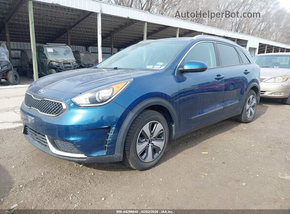 KNDCB3LC5H5088475 2017 KIA NIRO Blue Передня ліва чверть