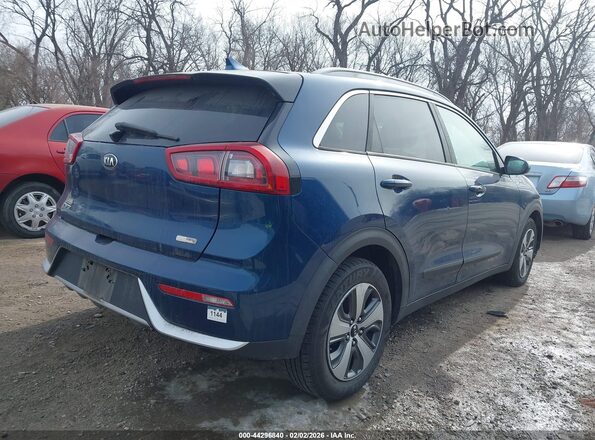 KNDCB3LC5H5088475 2017 KIA NIRO Blue Задня права чверть