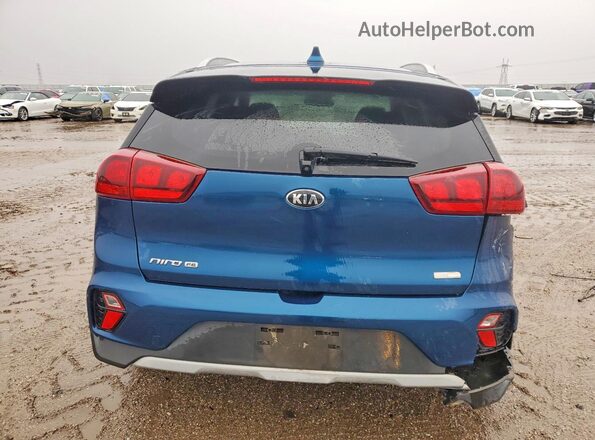 KNDCB3LC5M5485615 2021 KIA NIRO Blue Widok z tyłu