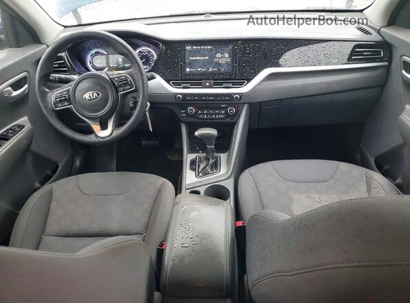 KNDCB3LC5M5485615 2021 KIA NIRO Blue Widok deski rozdzielczej