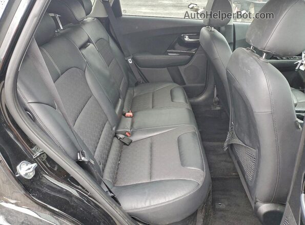 KNDCB3LC5N5524169 2022 KIA NIRO Black Vista de los asientos traseros