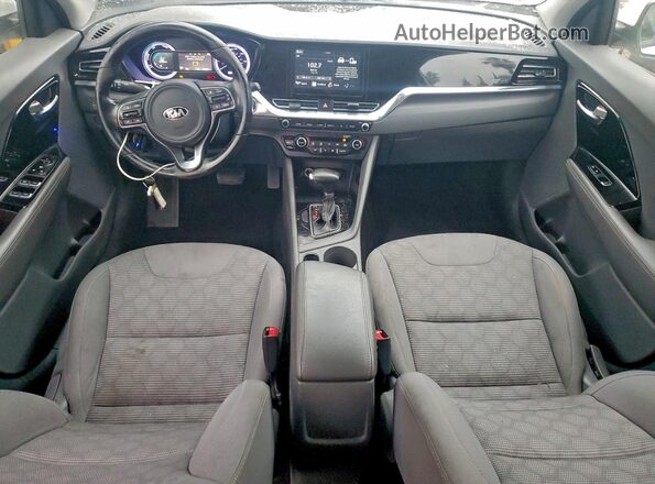 KNDCB3LC6L5380399 2020 KIA NIRO White Dashboard view