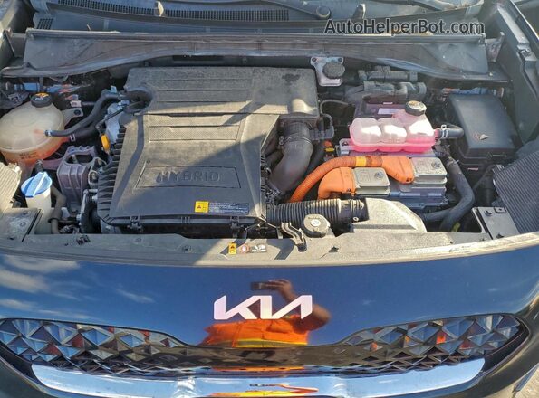 KNDCB3LC6N5539697 2022 KIA NIRO Черный Вид подкапотного пространства