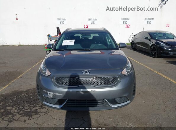 KNDCB3LC7J5201171 2018 KIA NIRO Gray Սարքավորումների վահանակի տեսք