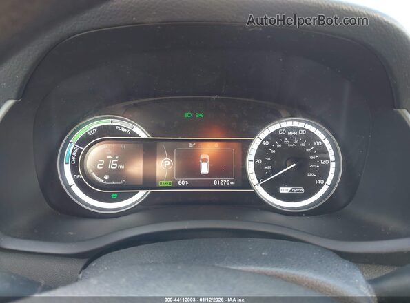 KNDCB3LC7J5201171 2018 KIA NIRO Gray Հետևի նստատեղերի տեսք