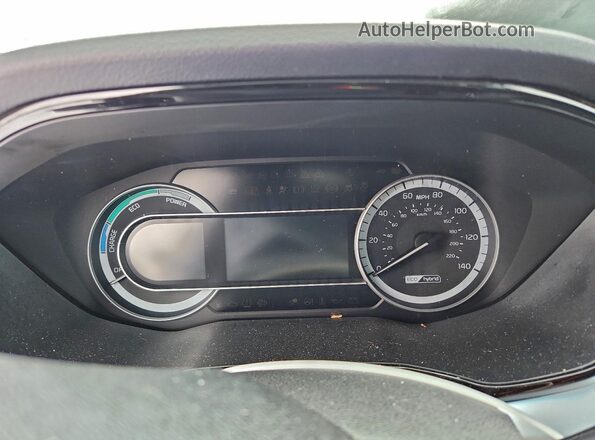 KNDCB3LC7M5480724 2021 KIA NIRO Silver Widok zestawu wskaźników