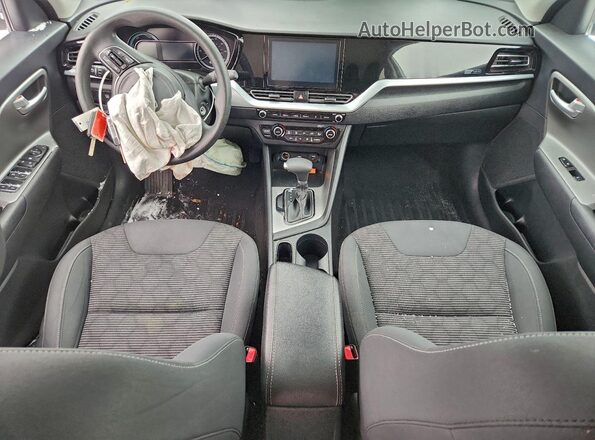 KNDCB3LC7M5480724 2021 KIA NIRO Silver Widok deski rozdzielczej