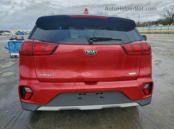 KNDCB3LCXM5463447 2021 KIA NIRO Red Widok z tyłu