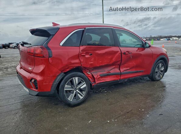 KNDCB3LCXM5463447 2021 KIA NIRO Red Tył prawy