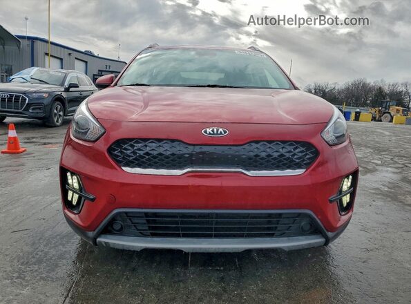 KNDCB3LCXM5463447 2021 KIA NIRO Red Widok z przodu