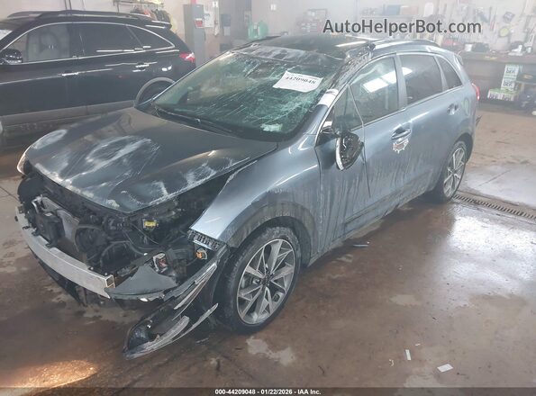 KNDCC3LC0N5532435 2022 KIA NIRO Blue Vista tres cuartos delantera izquierda