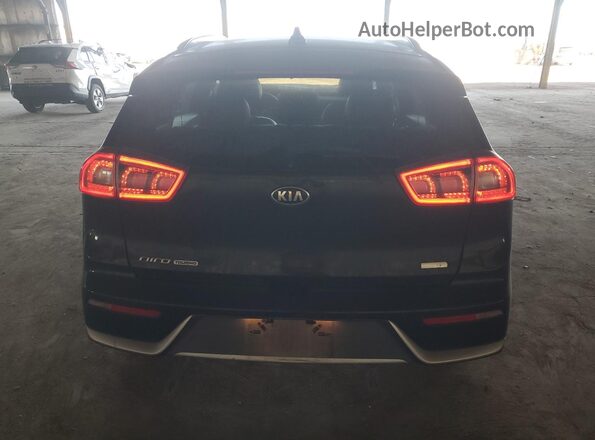 KNDCC3LC1H5054269 2017 KIA NIRO Black Widok z tyłu