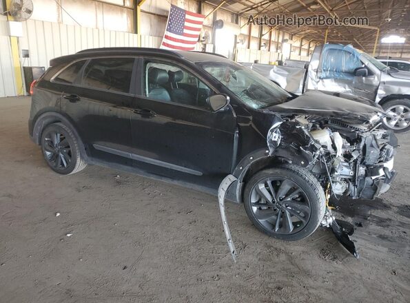KNDCC3LC1H5054269 2017 KIA NIRO Black Przód prawy