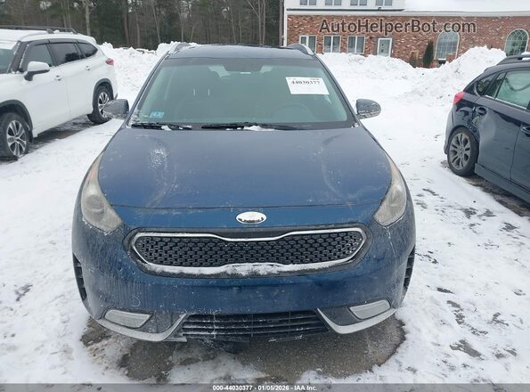 KNDCC3LC2H5053969 2017 KIA NIRO Blue Widok zestawu wskaźników