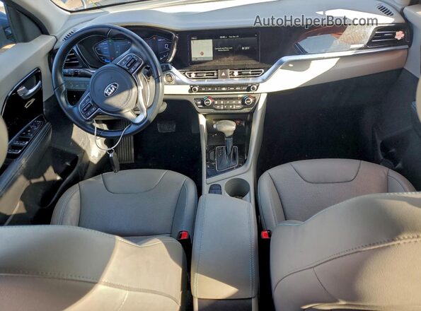 KNDCC3LC2L5423391 2020 KIA NIRO Blue Առջևի վահանակի տեսք