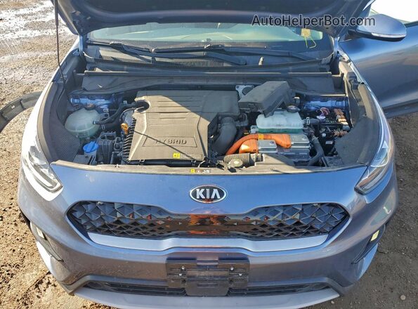KNDCC3LC2L5423391 2020 KIA NIRO Blue Սալոնի հետևի տեսք