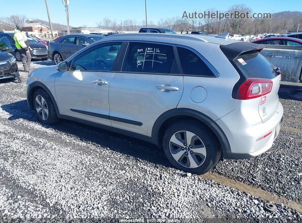 KNDCC3LC4H5043217 2017 KIA NIRO Silver Հետևի ձախ