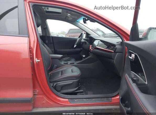 KNDCC3LC4M5476952 2021 KIA NIRO Orange Widok wnętrza z przodu