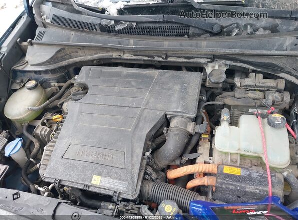 KNDCC3LC5H5085685 2017 KIA NIRO Blue Widok z tyłu