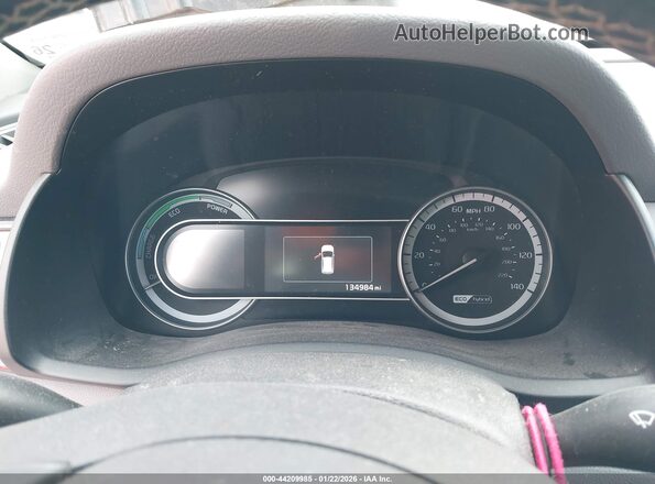 KNDCC3LC5H5085685 2017 KIA NIRO Blue Widok tylnych siedzeń