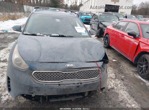 KNDCC3LC5H5085685 2017 KIA NIRO Blue Widok zestawu wskaźników