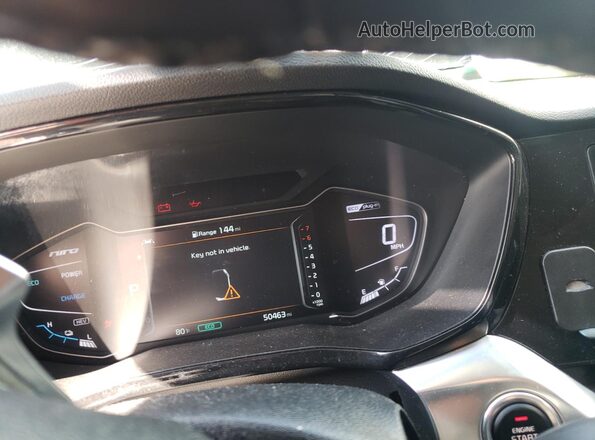 KNDCC3LD1N5523557 2022 KIA NIRO Синий Вид щитка приборов