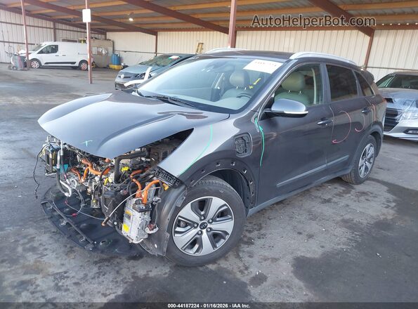 KNDCC3LD7K5352552 2019 KIA NIRO PLUG-IN HYBRID Серый Передняя левая четверть