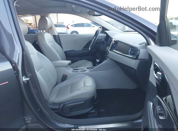 KNDCC3LD7K5352552 2019 KIA NIRO PLUG-IN HYBRID Серый Вид салона спереди