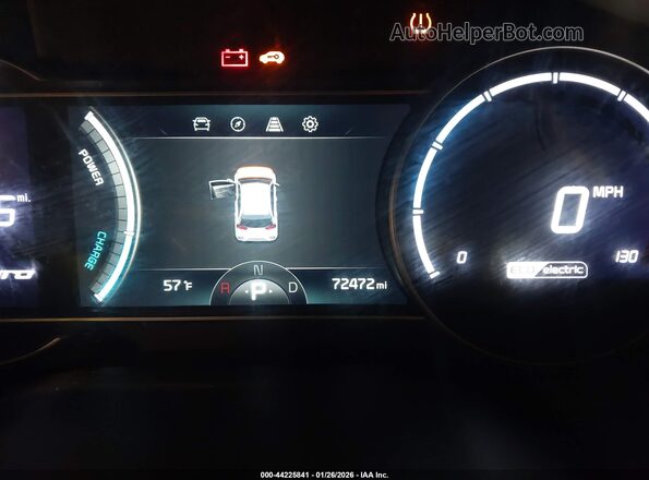 KNDCC3LG0N5118025 2022 KIA NIRO EV Black Vista de los asientos traseros