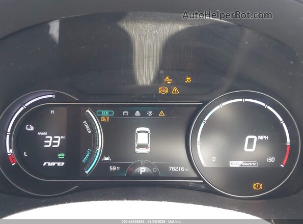 KNDCC3LG4K5026251 2019 KIA NIRO EV Dark Blue Հետևի նստատեղերի տեսք