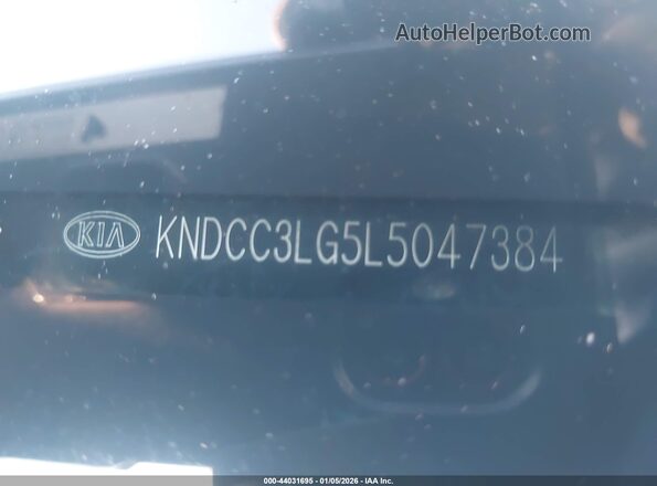 KNDCC3LG5L5047384 2020 KIA NIRO EV Black Widok komory silnika