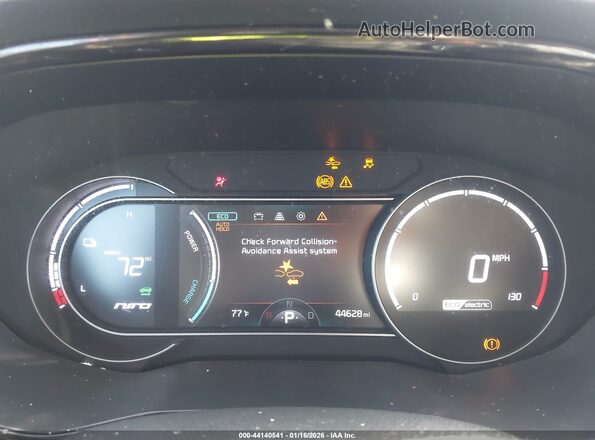 KNDCC3LG7L5047385 2020 KIA NIRO EV Черный Вид задних сидений