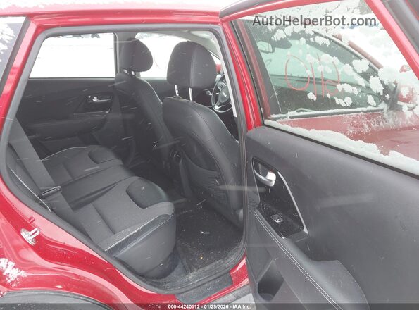 KNDCC3LG9N5142582 2022 KIA NIRO EV Red Widok naklejki z numerem VIN