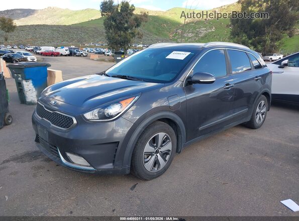 KNDCD3LD1J5187416 2018 KIA NIRO PLUG-IN HYBRID Gray Передня ліва чверть