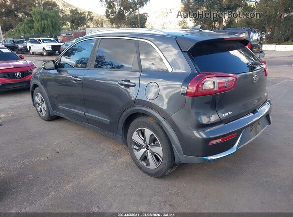 KNDCD3LD1J5187416 2018 KIA NIRO PLUG-IN HYBRID Gray Задня ліва чверть