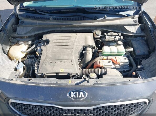 KNDCD3LD1J5187416 2018 KIA NIRO PLUG-IN HYBRID Gray Вид ззаду