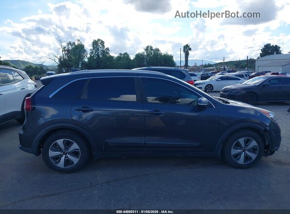 KNDCD3LD1J5187416 2018 KIA NIRO PLUG-IN HYBRID Gray Вид задньої частини салону