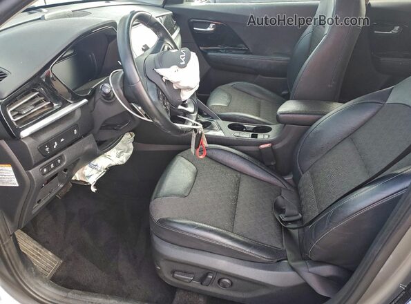 KNDCD3LD9N5516756 2022 KIA NIRO Gray წინა სალონის ხედი