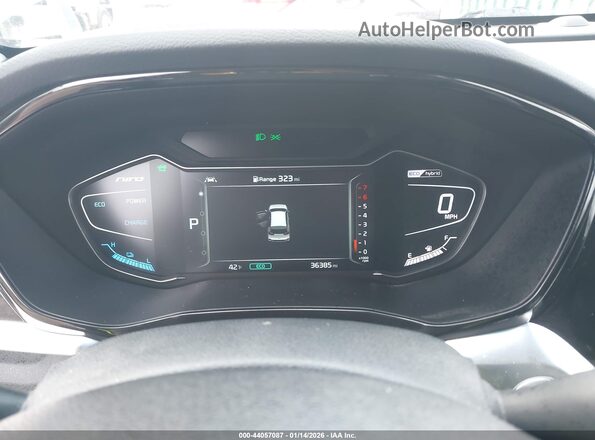 KNDCE3LC2N5529370 2022 KIA NIRO White Вид задніх сидінь