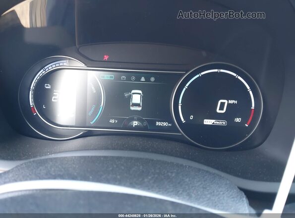 KNDCE3LG0K5024524 2019 KIA NIRO EV Black Вид задніх сидінь