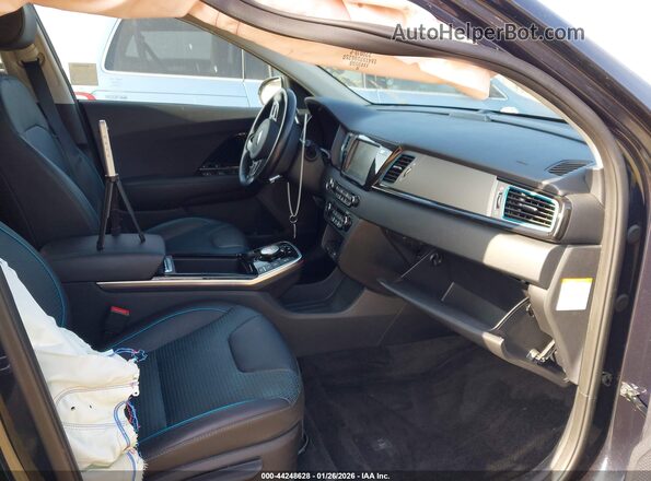 KNDCE3LG0K5024524 2019 KIA NIRO EV Black Вид салону спереду